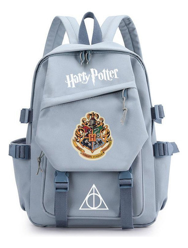 Mochila Escolar Elemento Harry Potter, Gran Capacidad