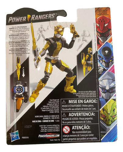 Power Rangers Figura Gold Ranger Villain E5915 Edu