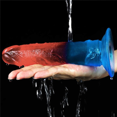 Dildo Consolador Realístico Jelly Colores Dazzle Studs 7.0