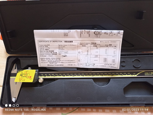 Digital Calibrador Mitutoyo Vernier 12 Pulg/300mm