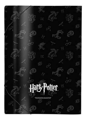 Pasta Aba Elástica Sem Lombo Harry Potter