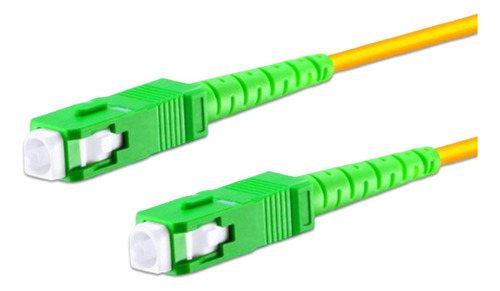 Patch Cord De Fibra Óptica Monomodo Verde 1 Metro