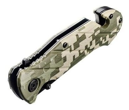 Canivete Tático Squad Militar Camuflado Digital Invictus