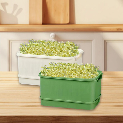 2 Peças Brotos Bandeja Microgreens Cultivando Bandejas De