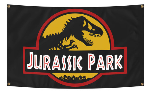 Mrturk Jurassic Park Tapiz Amarillo Pelicula Dinosaurio Para