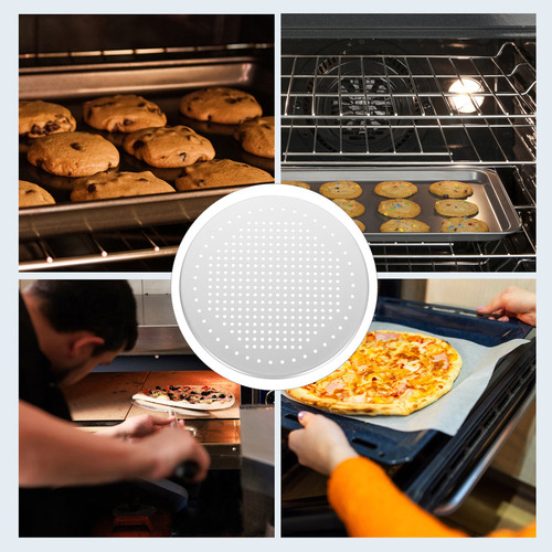 Nuevo Bandeja Perforada For Pizza, Bandejas For Horno,
