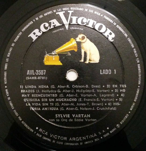 Vinilo Sylvie Vartan Eddie Vartan Surf Twist Francaise 1965 (Usado)