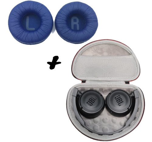 Imagem 1 de 9 de Case Compatível Fone Ouvido Jbl + Espuma Tune 600 T450 T500