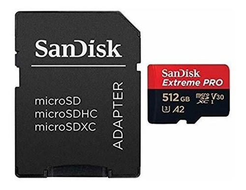 Sandisk Memoria Micro Extreme Pro 512 Gb Funciona One X2