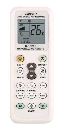 Control Remoto Universal Aire Acondicionado Electrolux LG