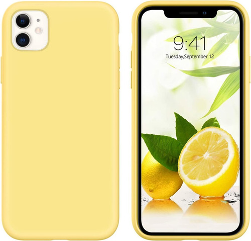 Funda De Silicona Guagua Para iPhone 11 6.1 (amarillo)