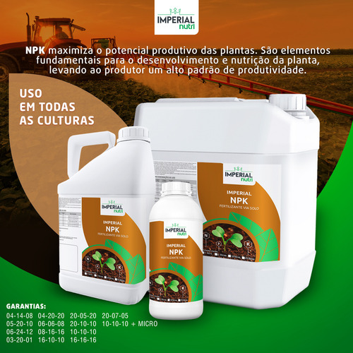 Adubo Npk 05-20-10 Sollus 1 Lt Fertilizante Via Solo