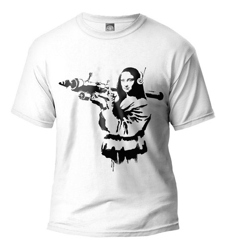 Playera Banksy Grafitti Mona Lisa