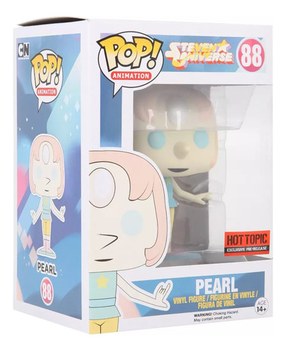 Funko Pop Perla Steven Universe Pearl Hot Topic Glows New Ms (Usado)