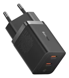 Carregador Turbo Baseus Gan5 Pro Macbook Usb-c + Usb-c 40w