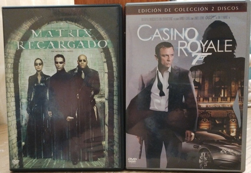Dvd's;matrix Recargado Y 007  Casino Royal, Edición Especial