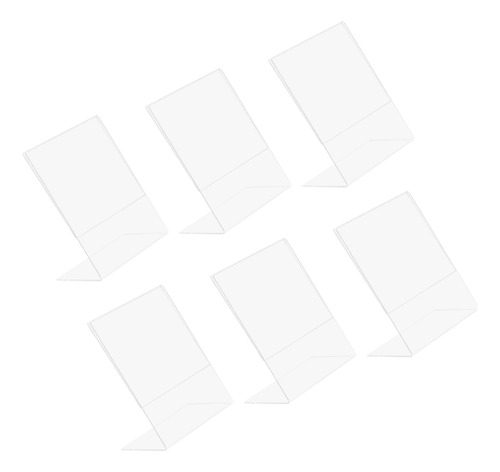 Tarjeta De Pago Transparente 6 Piezas