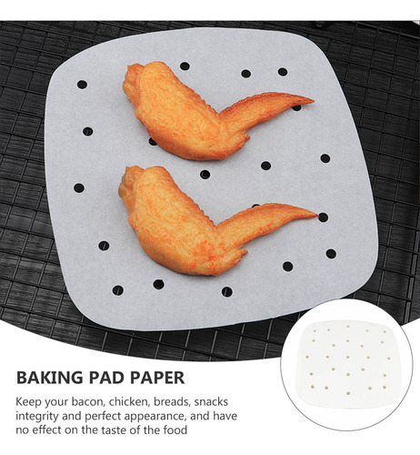 Papel Pergamino Para Freidora, 100 Hojas