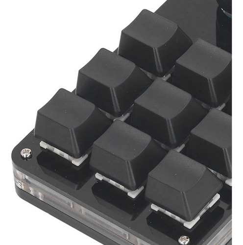 Mini Teclado Led Rojo Rgb Personalizable De 9 Teclas Y 3 Con