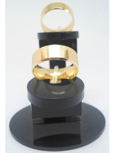 Par Alianças Ouro 18k Canto Italiano 14 Gramas 8mm