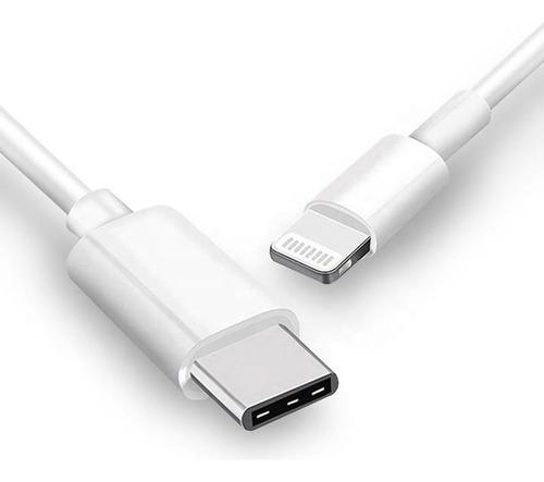 Cable Ligthning A Usb, 1m, 12w, Silicona, Negro
