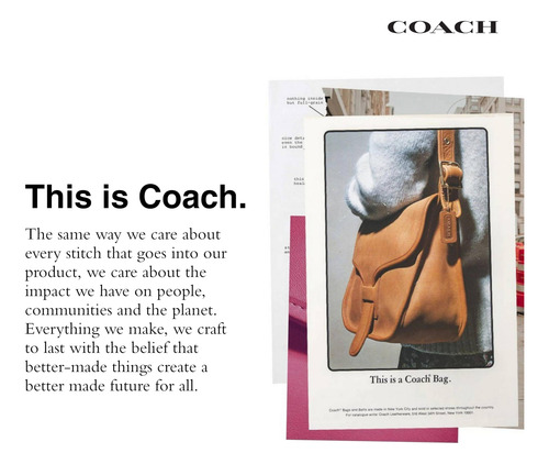 Bandolera Coach Tabby 20 B4/piel De Gamuza Acolchada De Arce