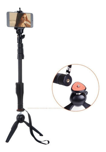 Monopod Selfie + Tripode Yunfeng Celular Control Remoto