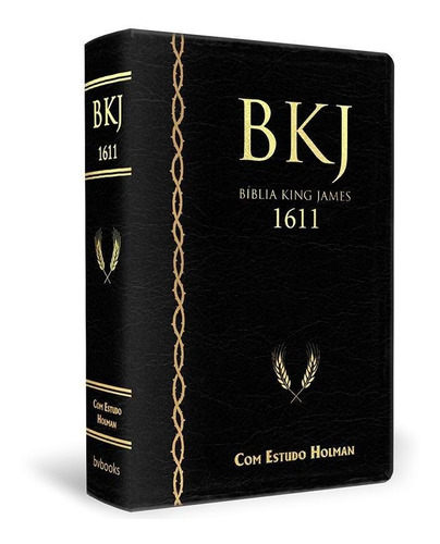 Bíblia De Estudo Holman | Bkj Fiel 1611| Luxo | Preta