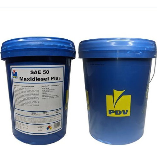 Aceite Pdv Maxidiesel Plus 50 Paila 19lt