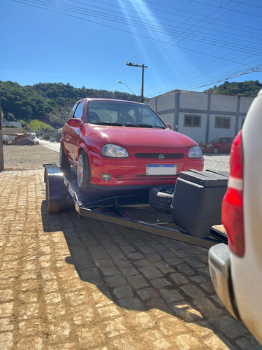 Carretinha Com Freio Reboque 2 Toneladas