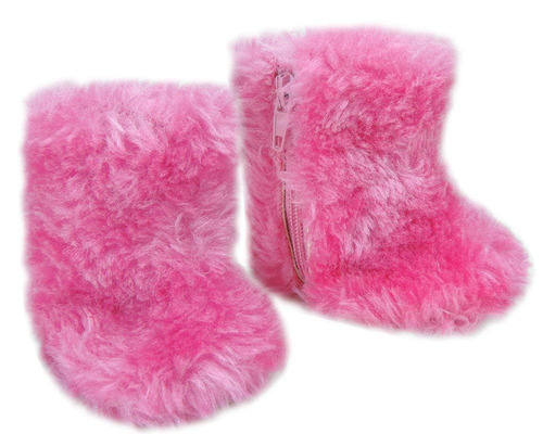 Sophia Ropa De La Muñeca 4 Pc. Conjunto De Polar Oso Rosado