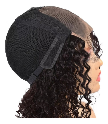 Peruca Cabelo Humano Ondulado 25cm