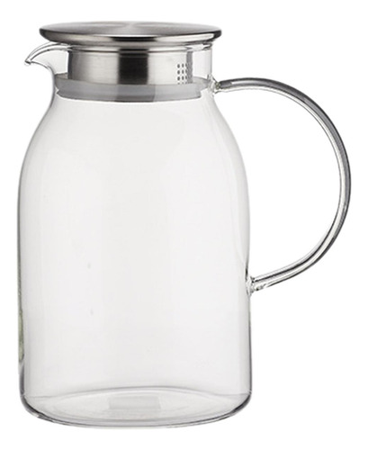 Jarra De Vidrio Y Jarra De Té Helado Con Para Bebidas 1.5l