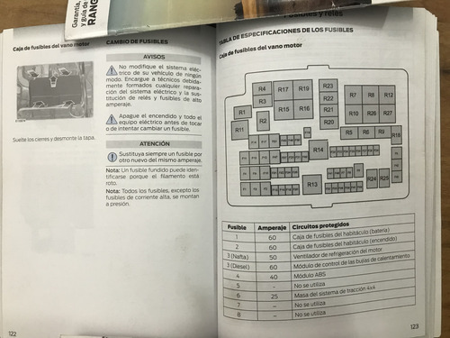 Manual De Funcionamiento Ford Ranger Linea 2012 + Mantenimie (Usado)