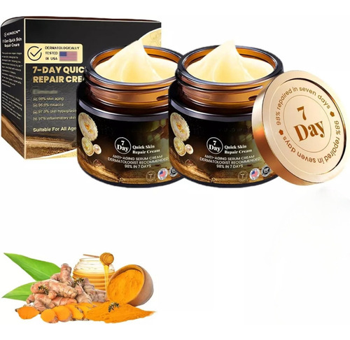 Crema Reparadora Quick Skin De 7 Días, Crema Todo En Uno *2.