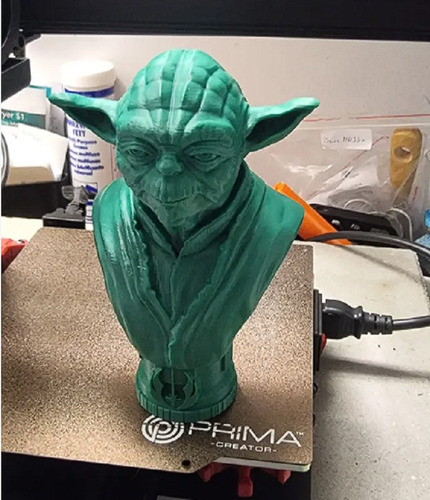 Busto Do Mestre Yoda Impressão 3d (sem Pintura)