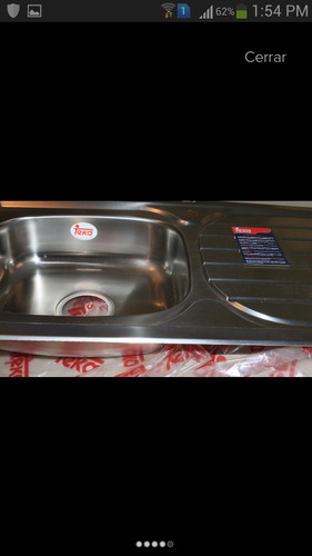 Fregadero Teka Orig Sobre Tope Acer Inox 100 % Tina Lad Izq