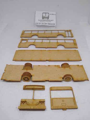 Imagen 2 de 6 de Nico Colectivo O A 101 3ra Gener Kit Fibrofacil H0 (mnc 107)