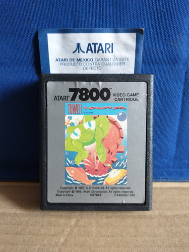 Tower Toppler Atari 7800 1987 Cartucho Físico