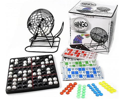 Juego De Mesa Bingo Bolillero Metal Faydi Fd53310