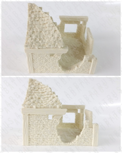 Casa Destruida Articulo 8 Escala 1/72 Arbatrus