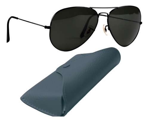Óculos De Sol Aviador Clássico Com Proteção Contra Uv 400