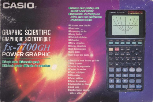 Calculadora Gráfica Científica Casio Fx-7700gh (Usado)