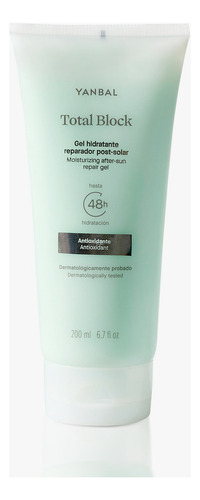 Gel Hidratante Yanbal Total Block 200ml Reparador Post Solar
