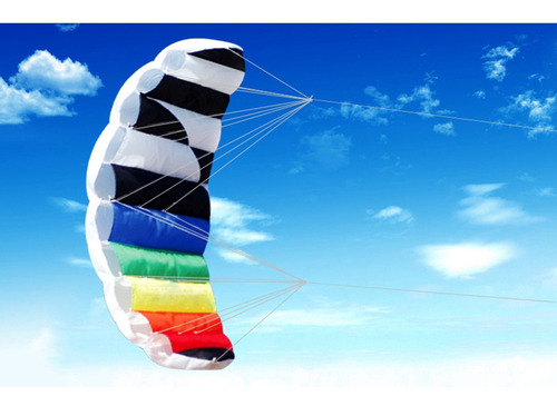 Imagen 6 de 8 de Cometas De Doble Hilos Parapente De Cometas Kitesurf De