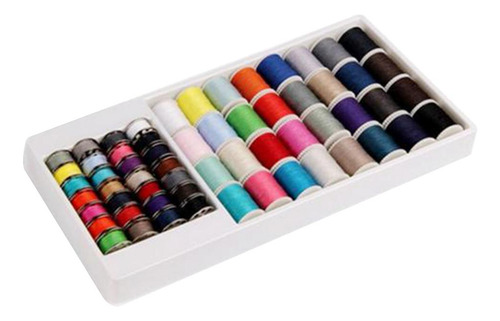60 Piezas Set De Hilos De Coser Y Bobinas Accesorios De