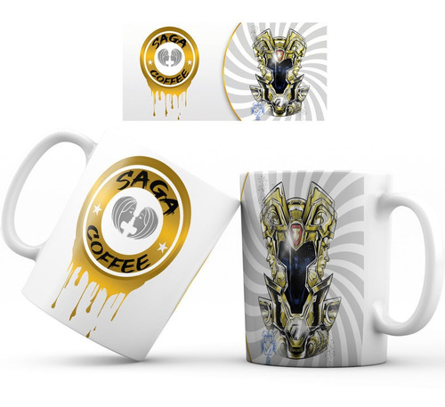 Mug Pocillo Los Caballeros Del Zodiaco Taza Ref039