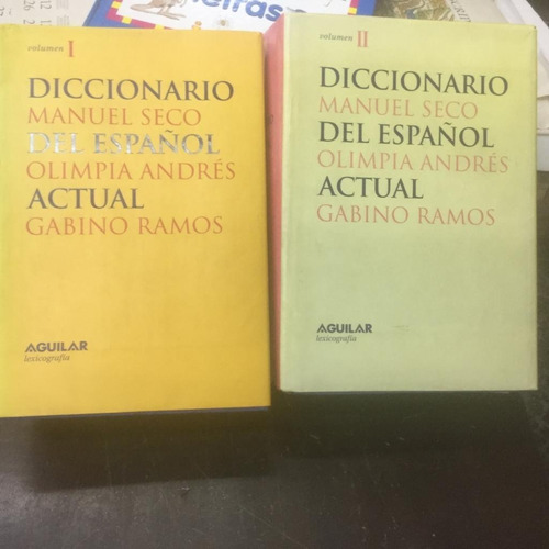 Diccionario Del Español Actual. 2 Tomos. Seco. Andres. Ramos