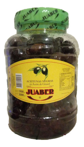 Aceitunas Negras En Aceite 2 Kg Nº 1 Juaber