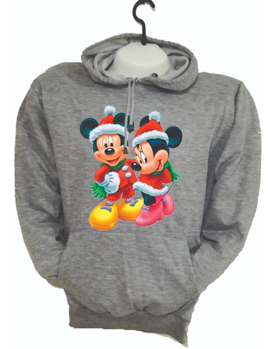Buzos Busos Hoodie Navideños Minnie Mickey Mouse Navidad Mo1